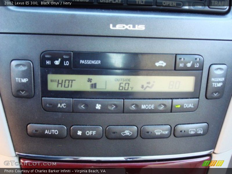 Black Onyx / Ivory 2002 Lexus ES 300