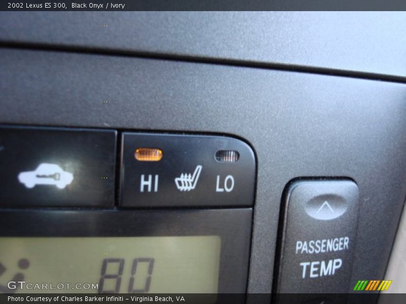 Black Onyx / Ivory 2002 Lexus ES 300