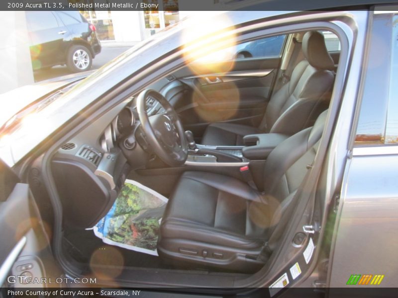Polished Metal Metallic / Ebony 2009 Acura TL 3.5