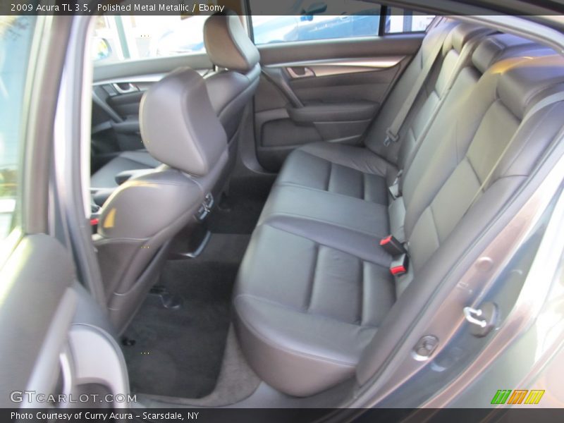 Polished Metal Metallic / Ebony 2009 Acura TL 3.5