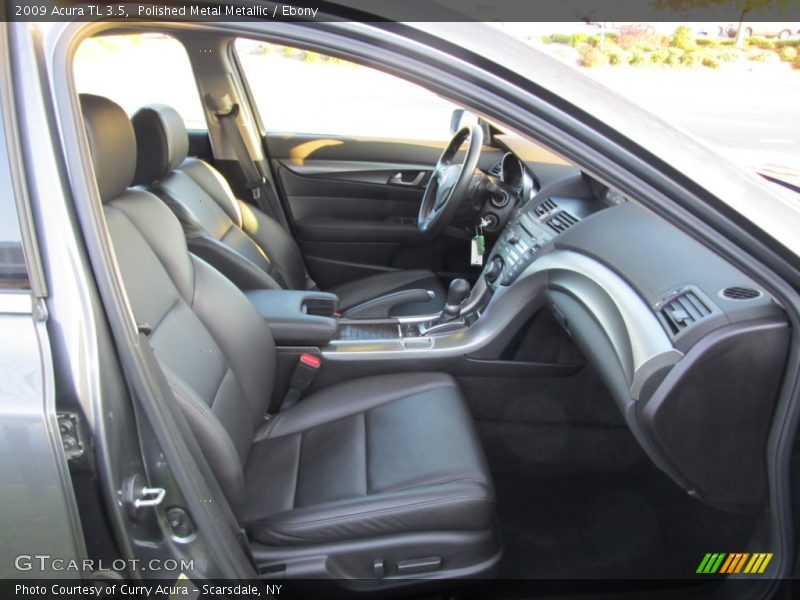 Polished Metal Metallic / Ebony 2009 Acura TL 3.5