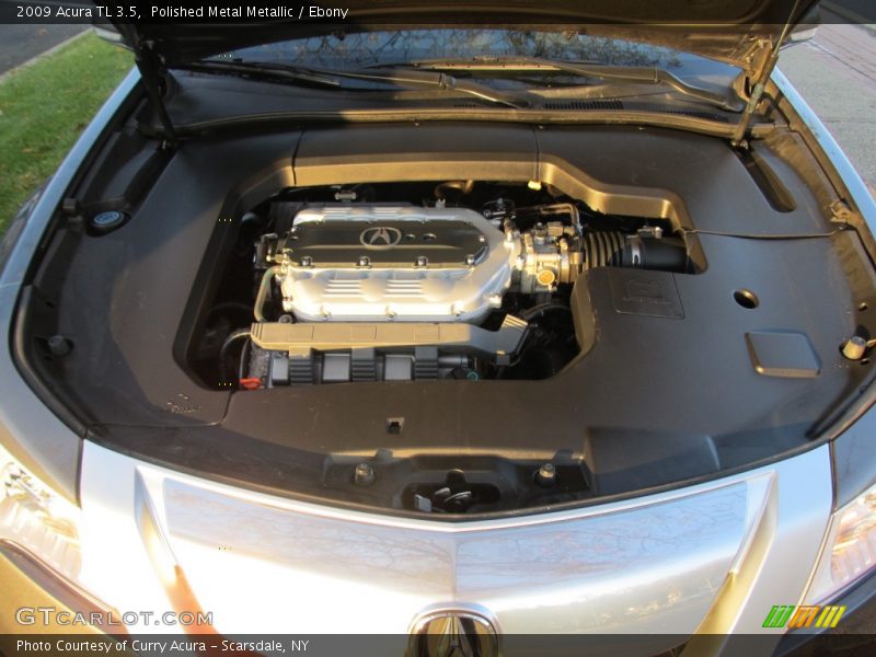 Polished Metal Metallic / Ebony 2009 Acura TL 3.5