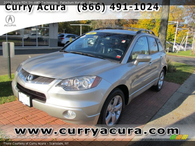 Palladium Metallic / Ebony 2009 Acura RDX SH-AWD Technology