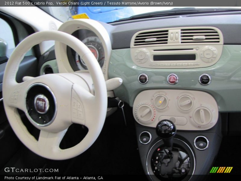 Dashboard of 2012 500 c cabrio Pop