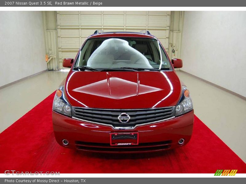 Red Brawn Metallic / Beige 2007 Nissan Quest 3.5 SE
