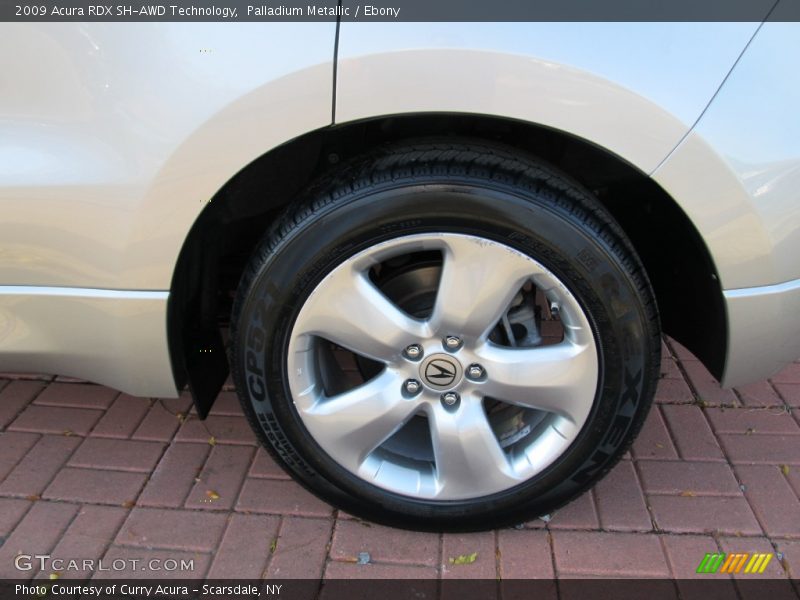 Palladium Metallic / Ebony 2009 Acura RDX SH-AWD Technology