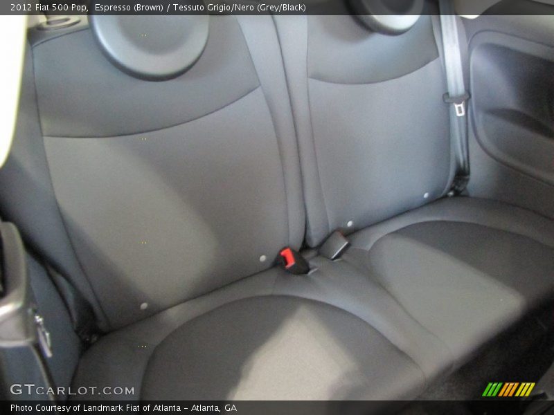 Espresso (Brown) / Tessuto Grigio/Nero (Grey/Black) 2012 Fiat 500 Pop