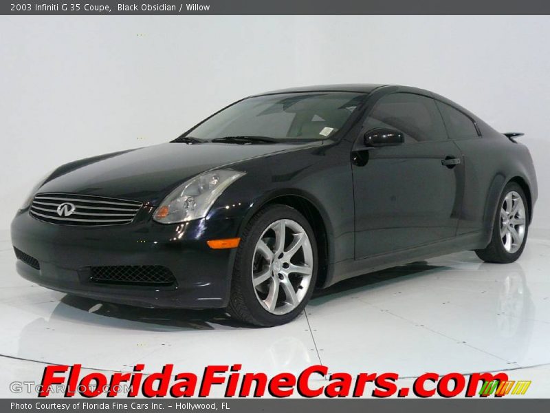 Black Obsidian / Willow 2003 Infiniti G 35 Coupe