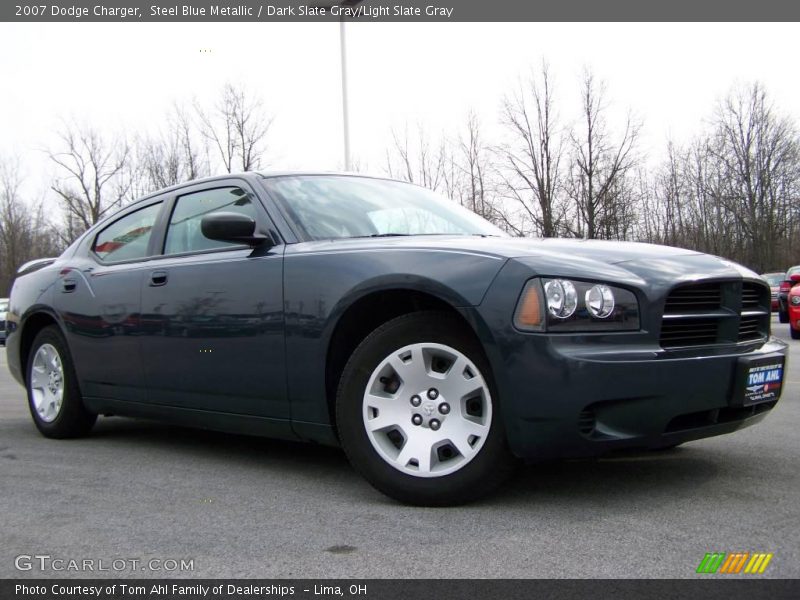 Steel Blue Metallic / Dark Slate Gray/Light Slate Gray 2007 Dodge Charger