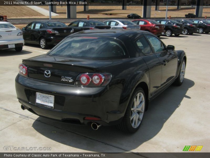 Sparkling Black Mica / Black 2011 Mazda RX-8 Sport