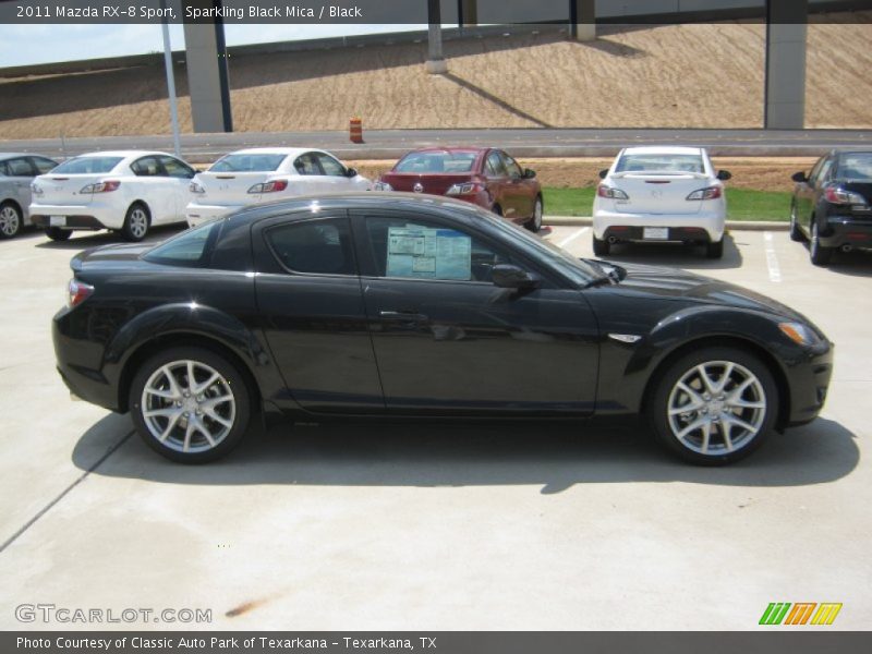 Sparkling Black Mica / Black 2011 Mazda RX-8 Sport