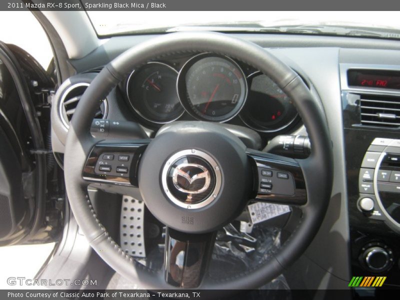 Sparkling Black Mica / Black 2011 Mazda RX-8 Sport