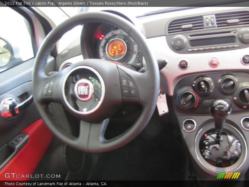 Dashboard of 2012 500 c cabrio Pop