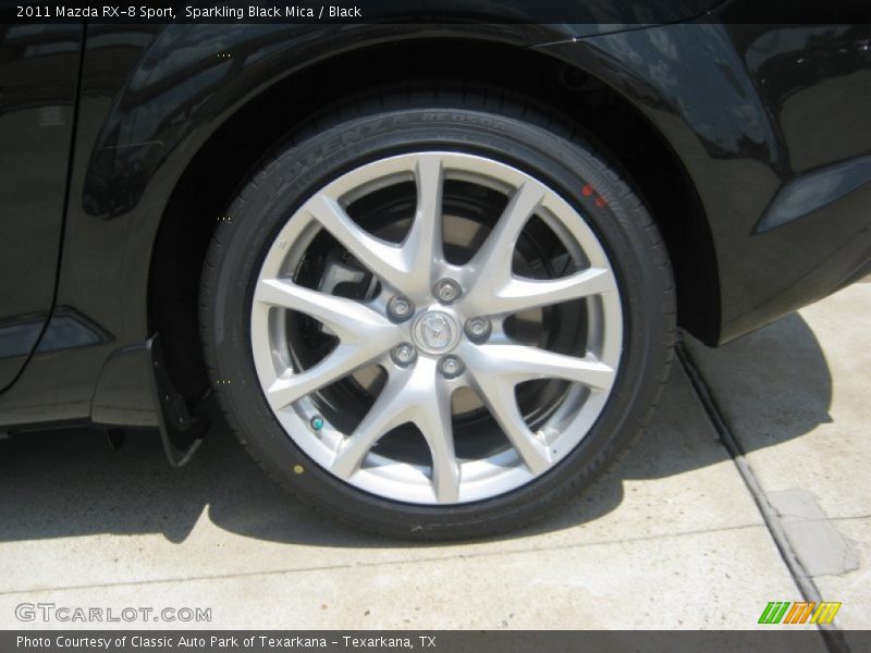 Sparkling Black Mica / Black 2011 Mazda RX-8 Sport