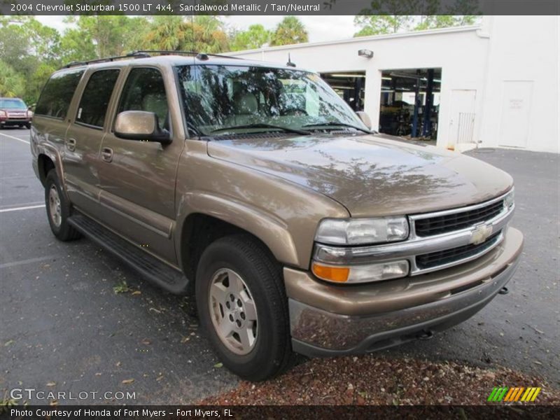 Sandalwood Metallic / Tan/Neutral 2004 Chevrolet Suburban 1500 LT 4x4