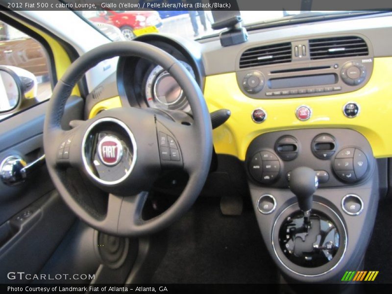 Dashboard of 2012 500 c cabrio Lounge