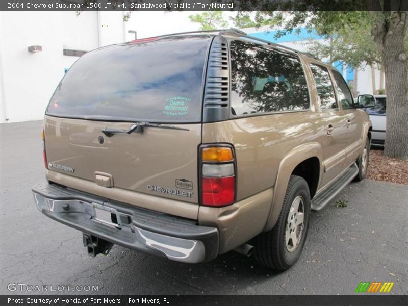 Sandalwood Metallic / Tan/Neutral 2004 Chevrolet Suburban 1500 LT 4x4