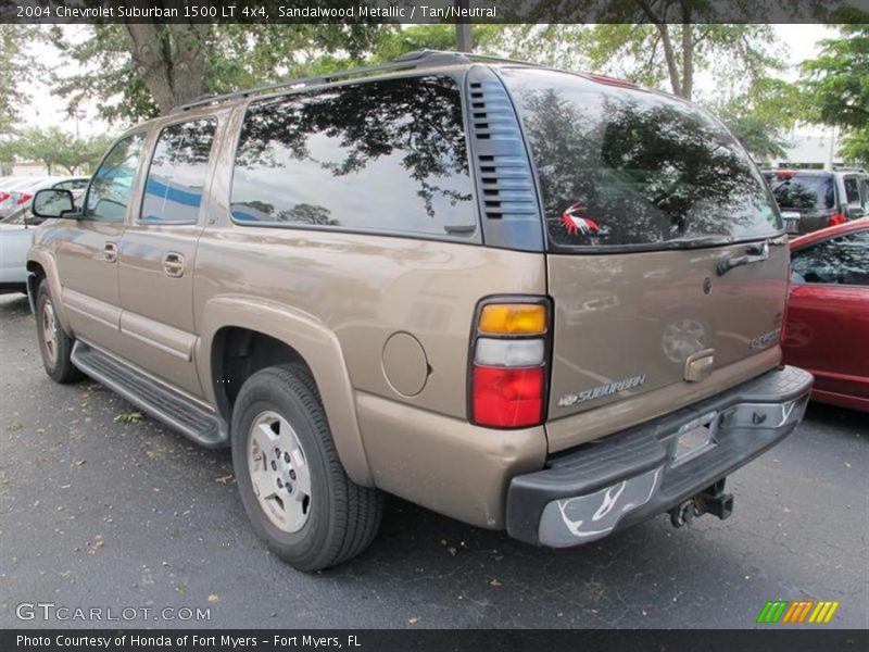 Sandalwood Metallic / Tan/Neutral 2004 Chevrolet Suburban 1500 LT 4x4