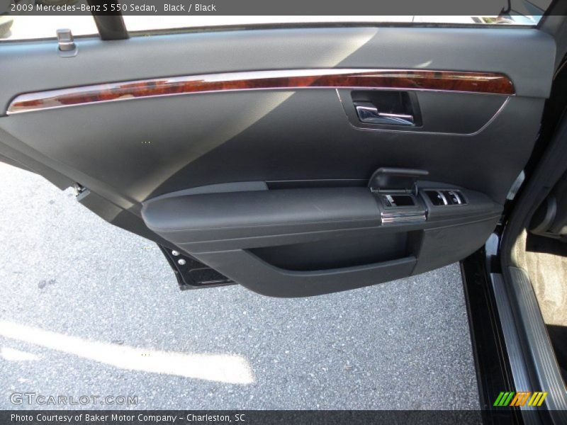 Black / Black 2009 Mercedes-Benz S 550 Sedan