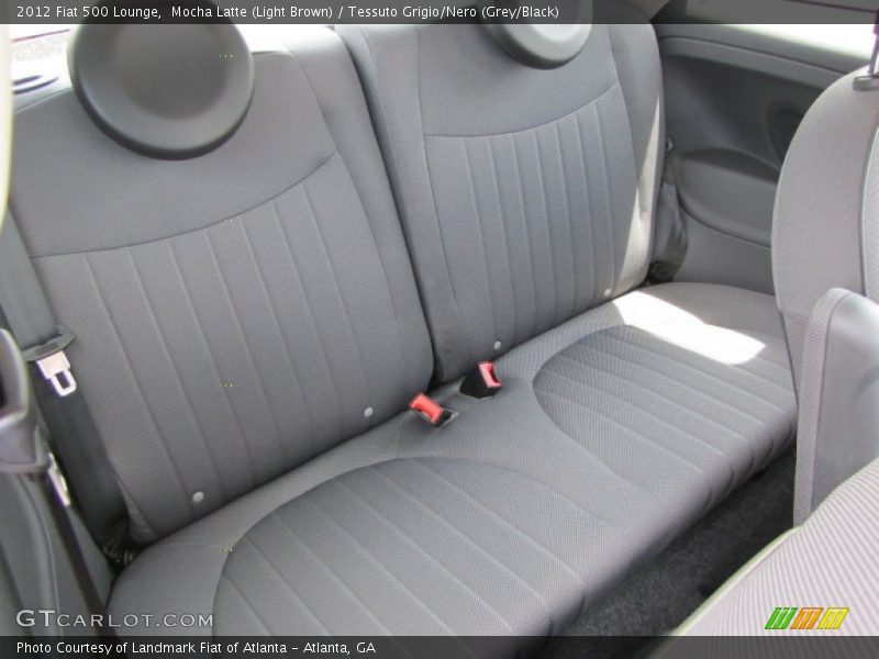  2012 500 Lounge Tessuto Grigio/Nero (Grey/Black) Interior