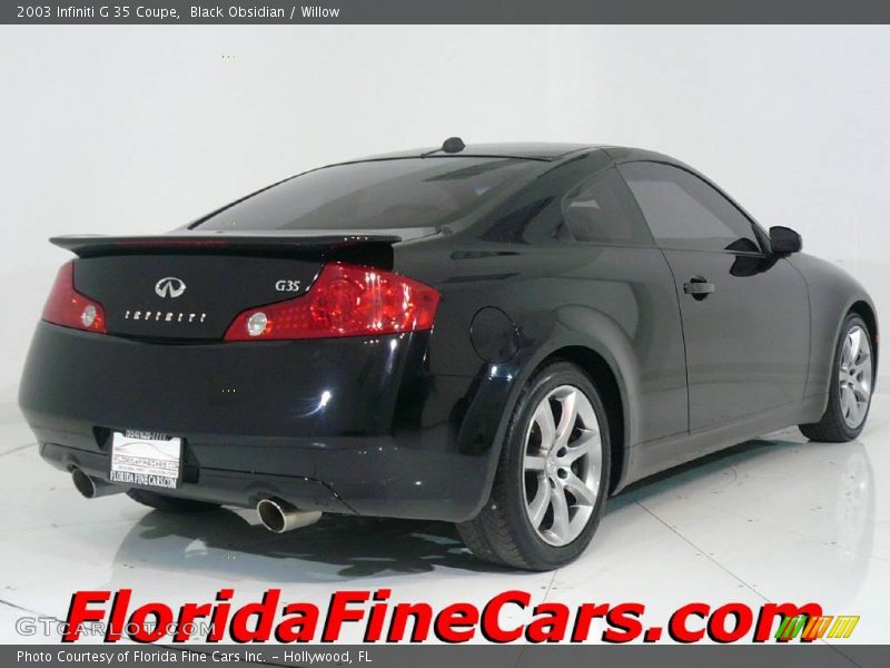 Black Obsidian / Willow 2003 Infiniti G 35 Coupe