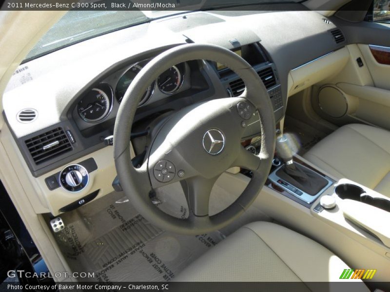 Black / Almond/Mocha 2011 Mercedes-Benz C 300 Sport