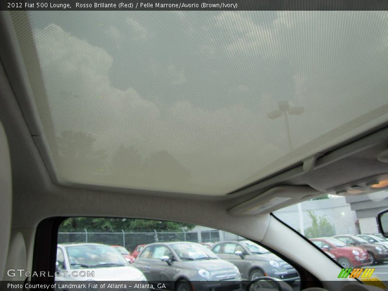 Sunroof of 2012 500 Lounge