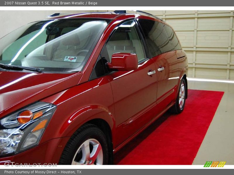 Red Brawn Metallic / Beige 2007 Nissan Quest 3.5 SE