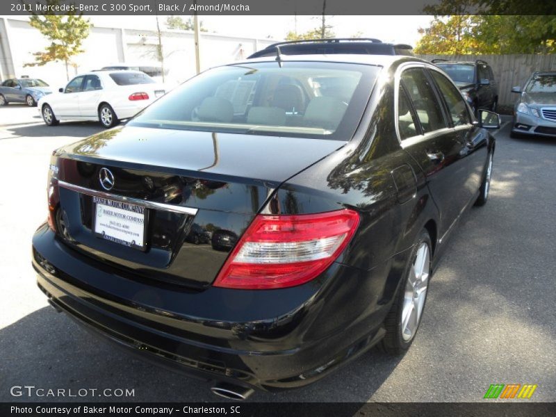 Black / Almond/Mocha 2011 Mercedes-Benz C 300 Sport