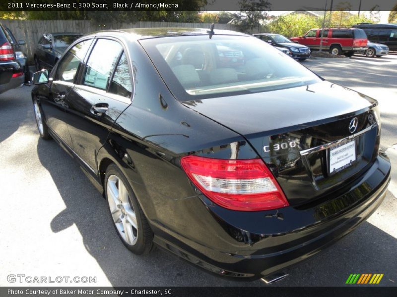 Black / Almond/Mocha 2011 Mercedes-Benz C 300 Sport