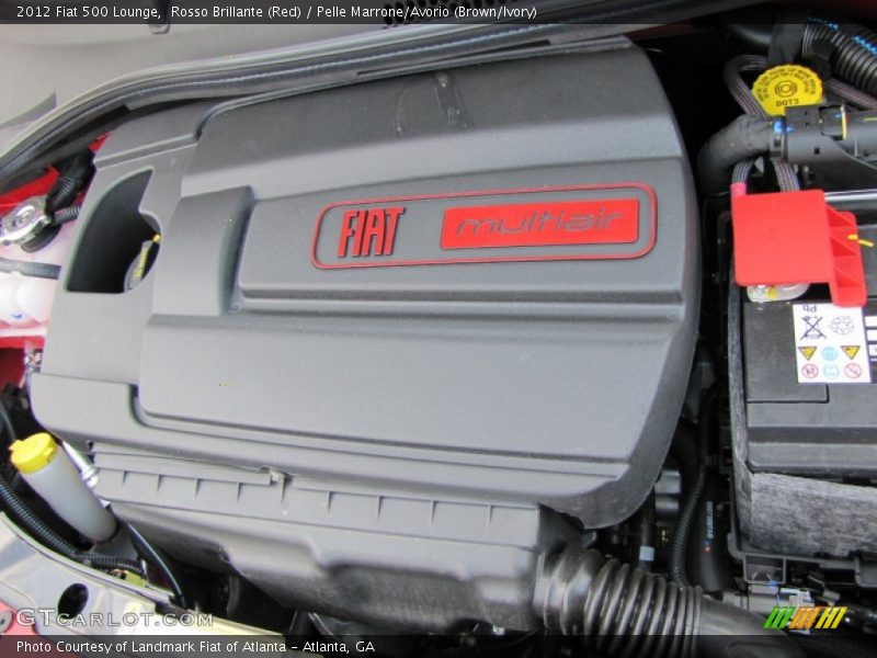  2012 500 Lounge Engine - 1.4 Liter SOHC 16-Valve MultiAir 4 Cylinder