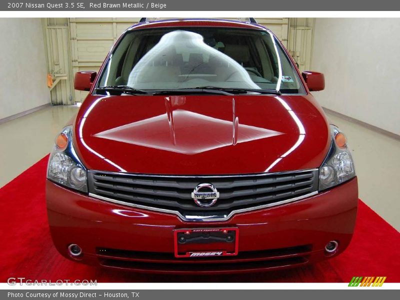 Red Brawn Metallic / Beige 2007 Nissan Quest 3.5 SE