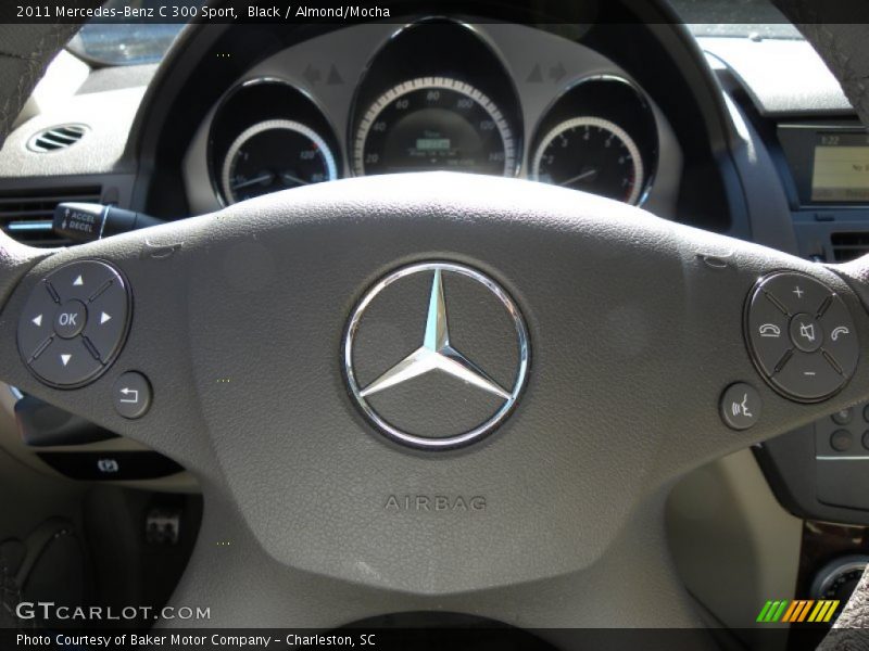 Black / Almond/Mocha 2011 Mercedes-Benz C 300 Sport