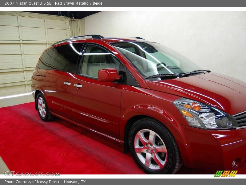 Red Brawn Metallic / Beige 2007 Nissan Quest 3.5 SE