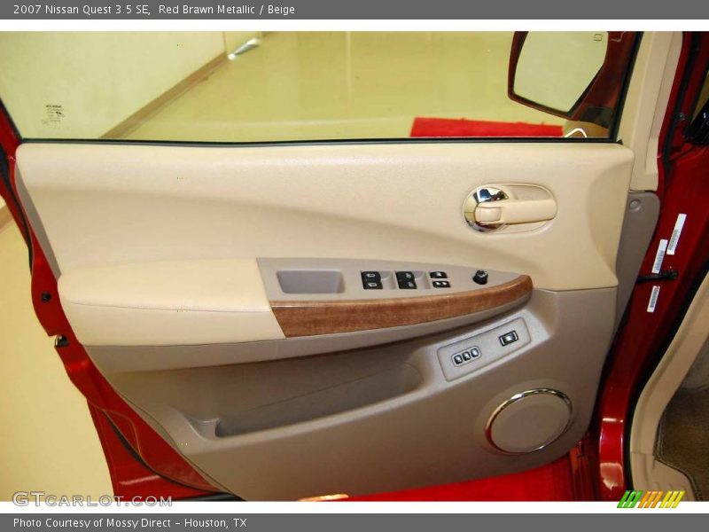 Red Brawn Metallic / Beige 2007 Nissan Quest 3.5 SE