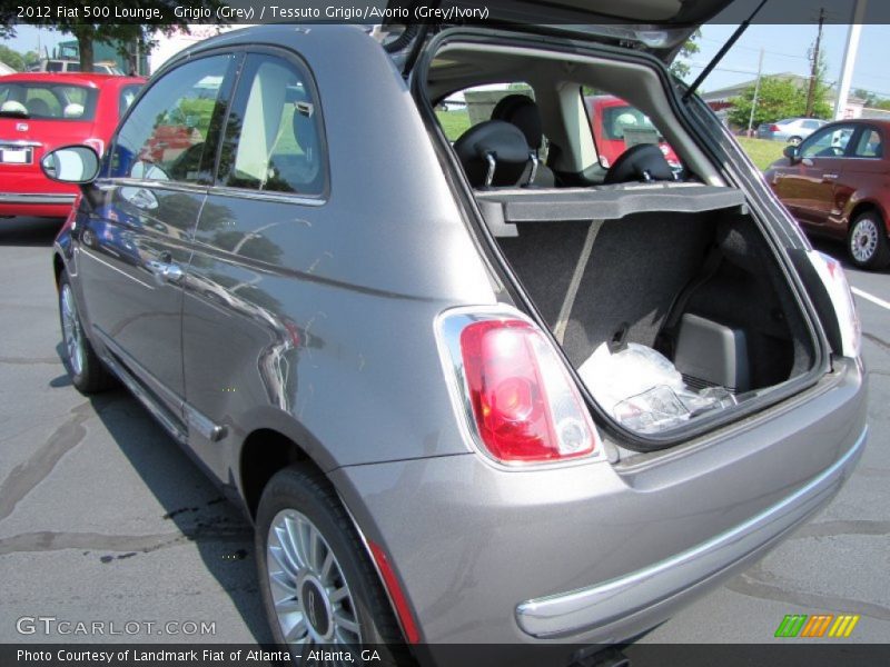 Grigio (Grey) / Tessuto Grigio/Avorio (Grey/Ivory) 2012 Fiat 500 Lounge