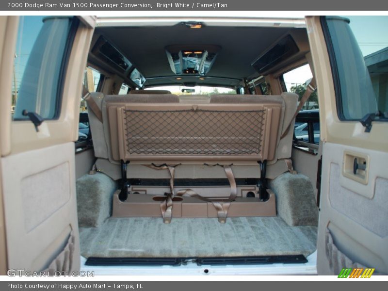 Bright White / Camel/Tan 2000 Dodge Ram Van 1500 Passenger Conversion