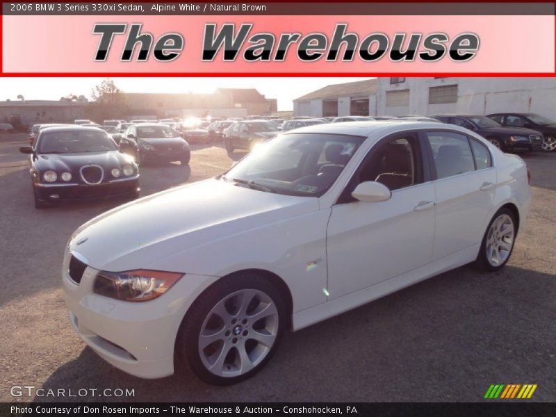 Alpine White / Natural Brown 2006 BMW 3 Series 330xi Sedan
