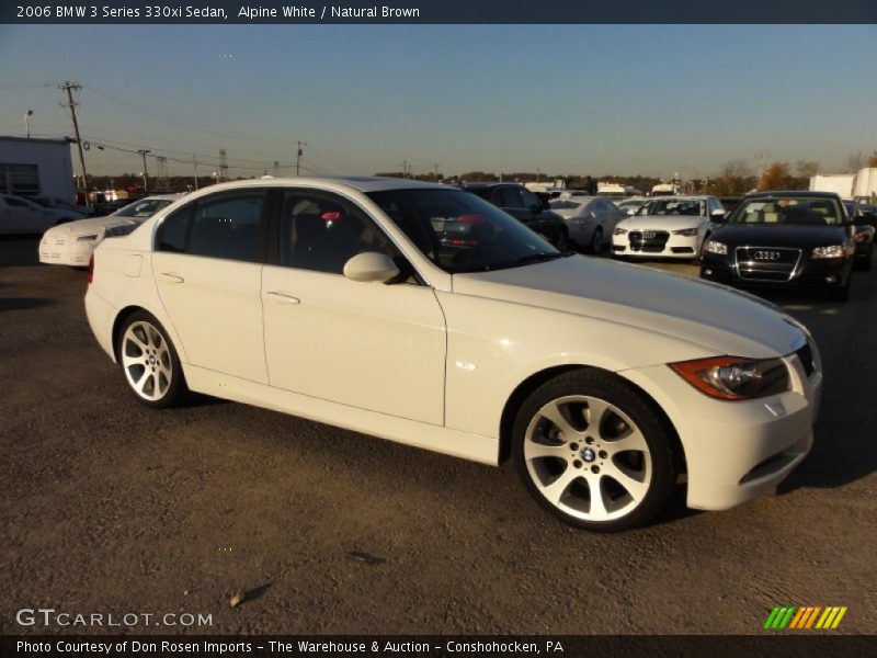 Alpine White / Natural Brown 2006 BMW 3 Series 330xi Sedan