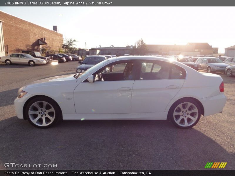 Alpine White / Natural Brown 2006 BMW 3 Series 330xi Sedan