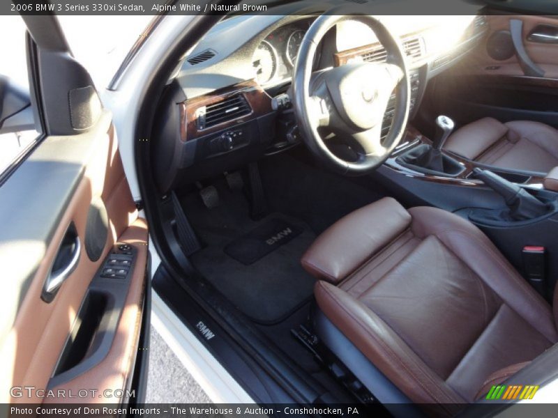 Alpine White / Natural Brown 2006 BMW 3 Series 330xi Sedan
