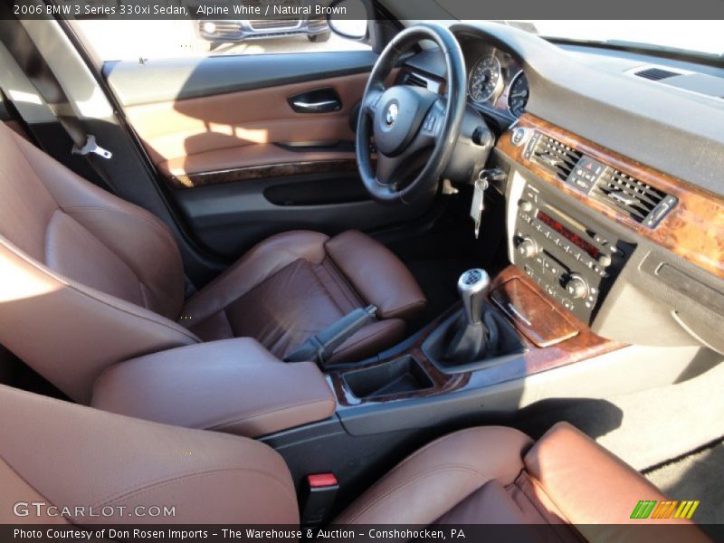 Alpine White / Natural Brown 2006 BMW 3 Series 330xi Sedan