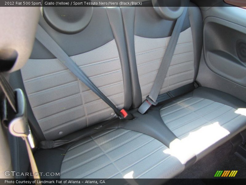  2012 500 Sport Sport Tessuto Nero/Nero (Black/Black) Interior