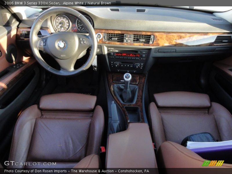 Alpine White / Natural Brown 2006 BMW 3 Series 330xi Sedan