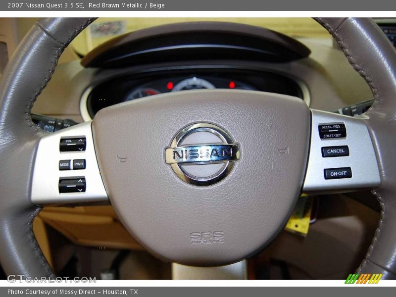 Red Brawn Metallic / Beige 2007 Nissan Quest 3.5 SE