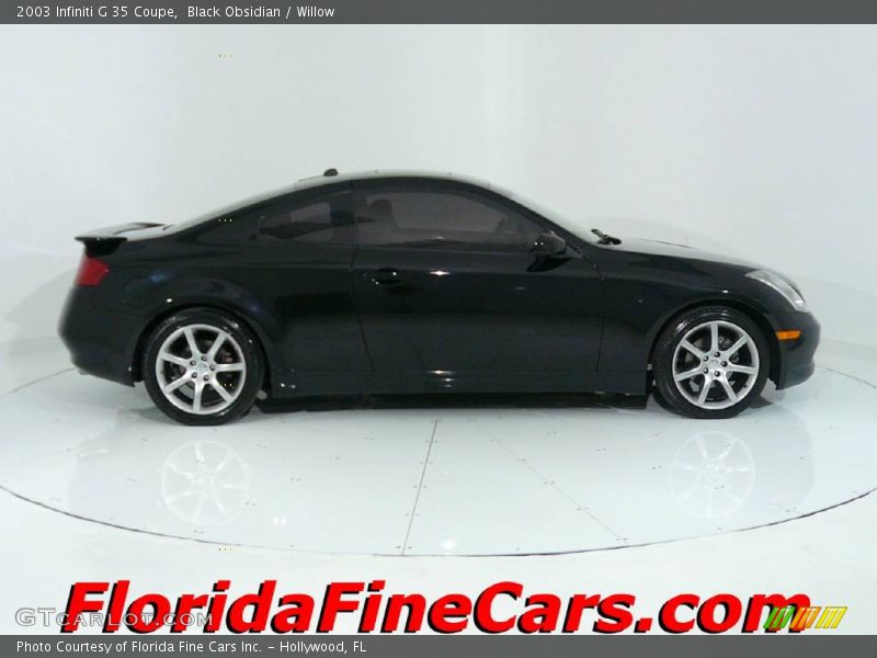 Black Obsidian / Willow 2003 Infiniti G 35 Coupe