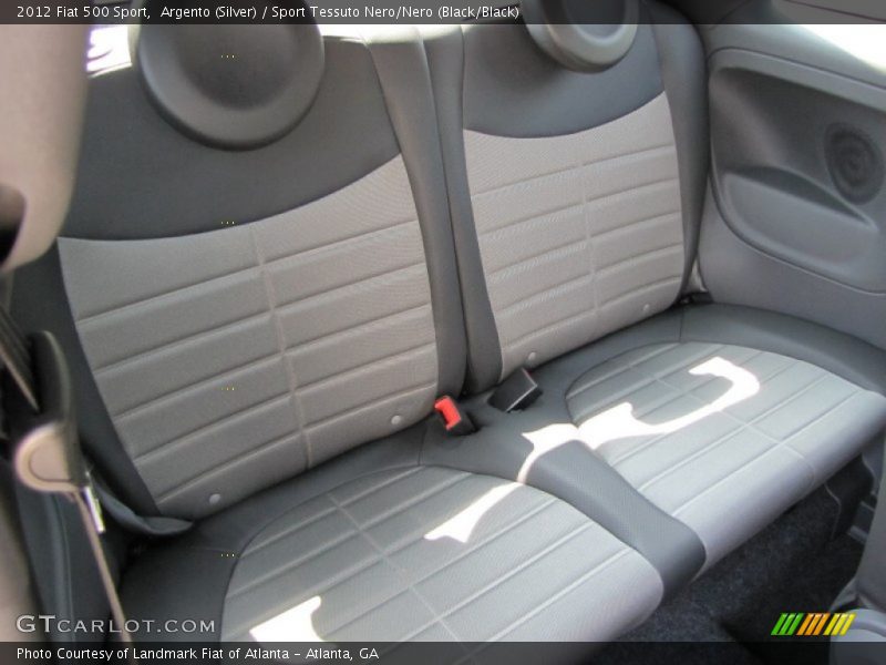  2012 500 Sport Sport Tessuto Nero/Nero (Black/Black) Interior