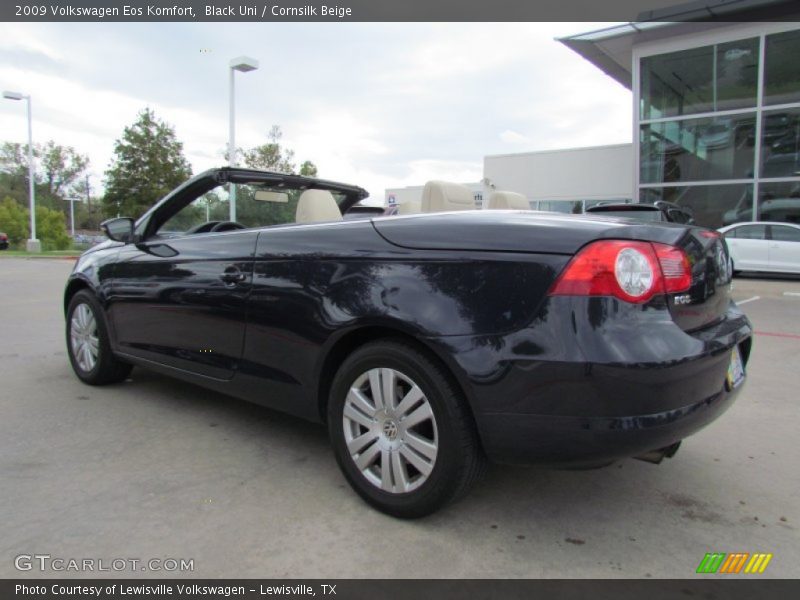 Black Uni / Cornsilk Beige 2009 Volkswagen Eos Komfort