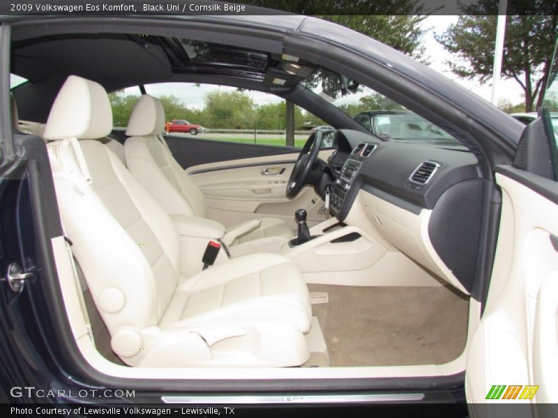 Black Uni / Cornsilk Beige 2009 Volkswagen Eos Komfort