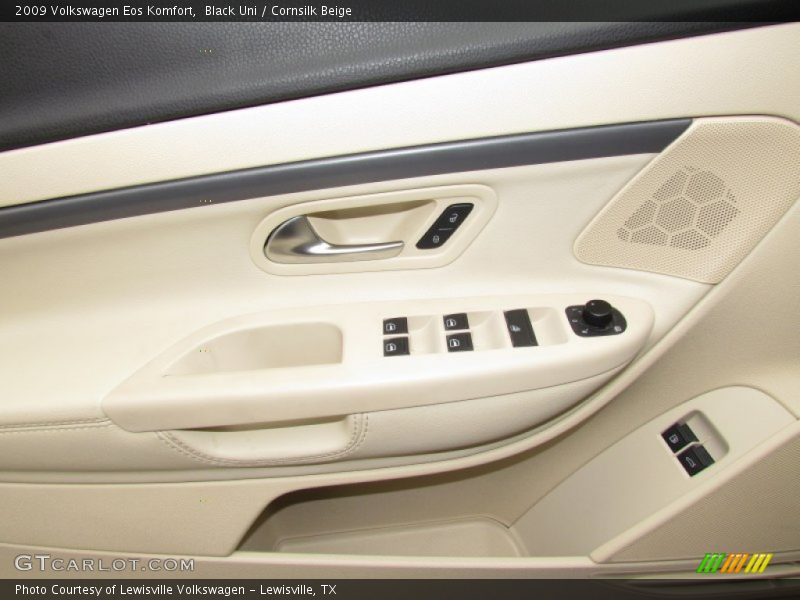 Black Uni / Cornsilk Beige 2009 Volkswagen Eos Komfort